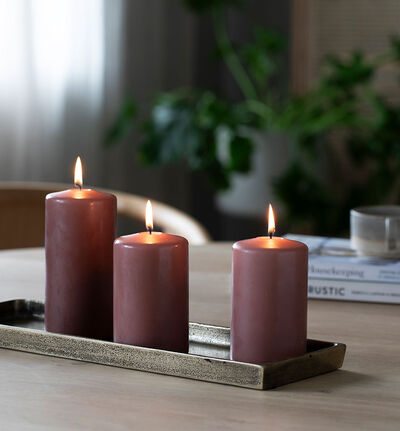 Kubbelys Rødbrun 12 cm Kubbelys Rødbrun 12 cm